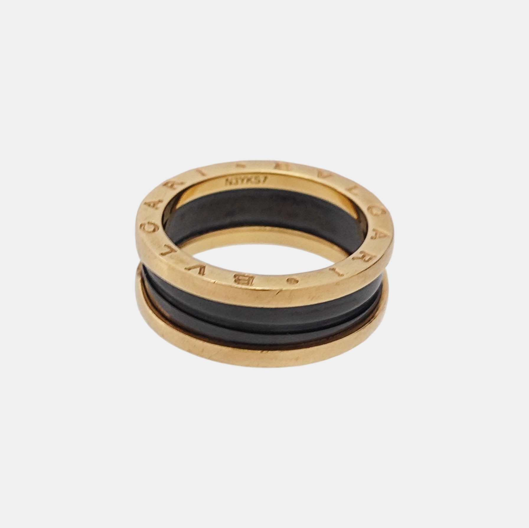 B.ZERO1 18k Rose Gold Ring EU 58