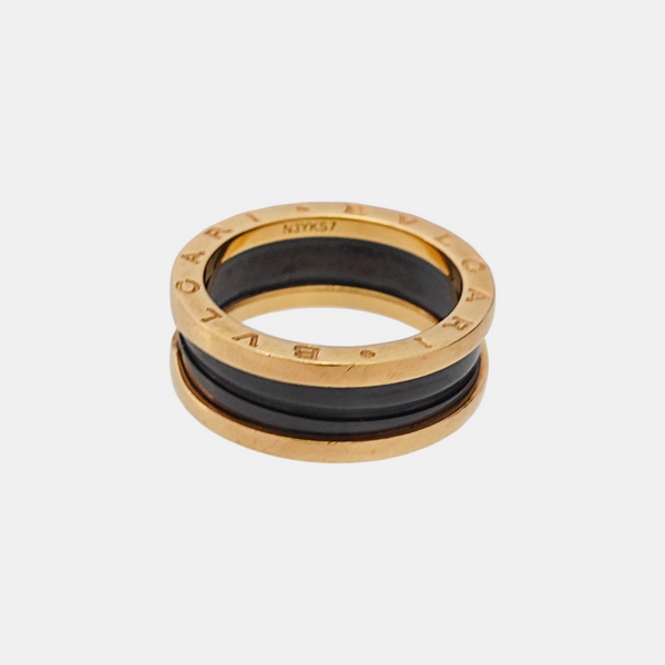 B.ZERO1 18k Rose Gold Ring EU 58