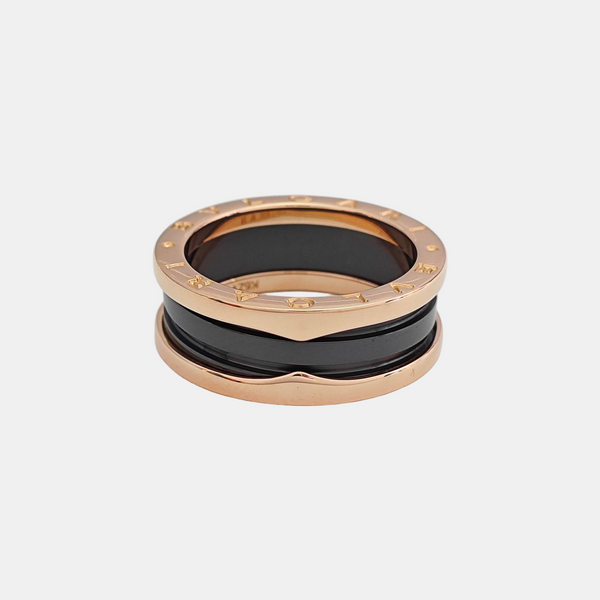 B.ZERO1 18k Rose Gold Ring EU 58