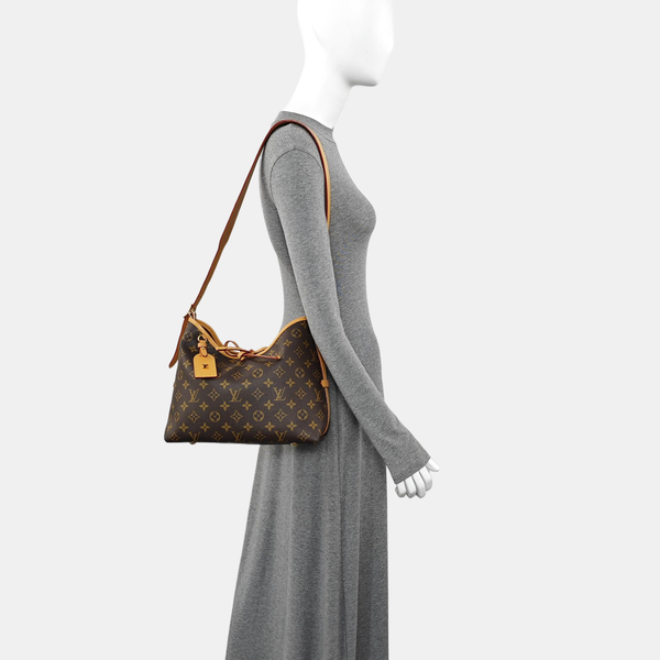 CARRYALL PM Monogram Coated Canvas Brown
