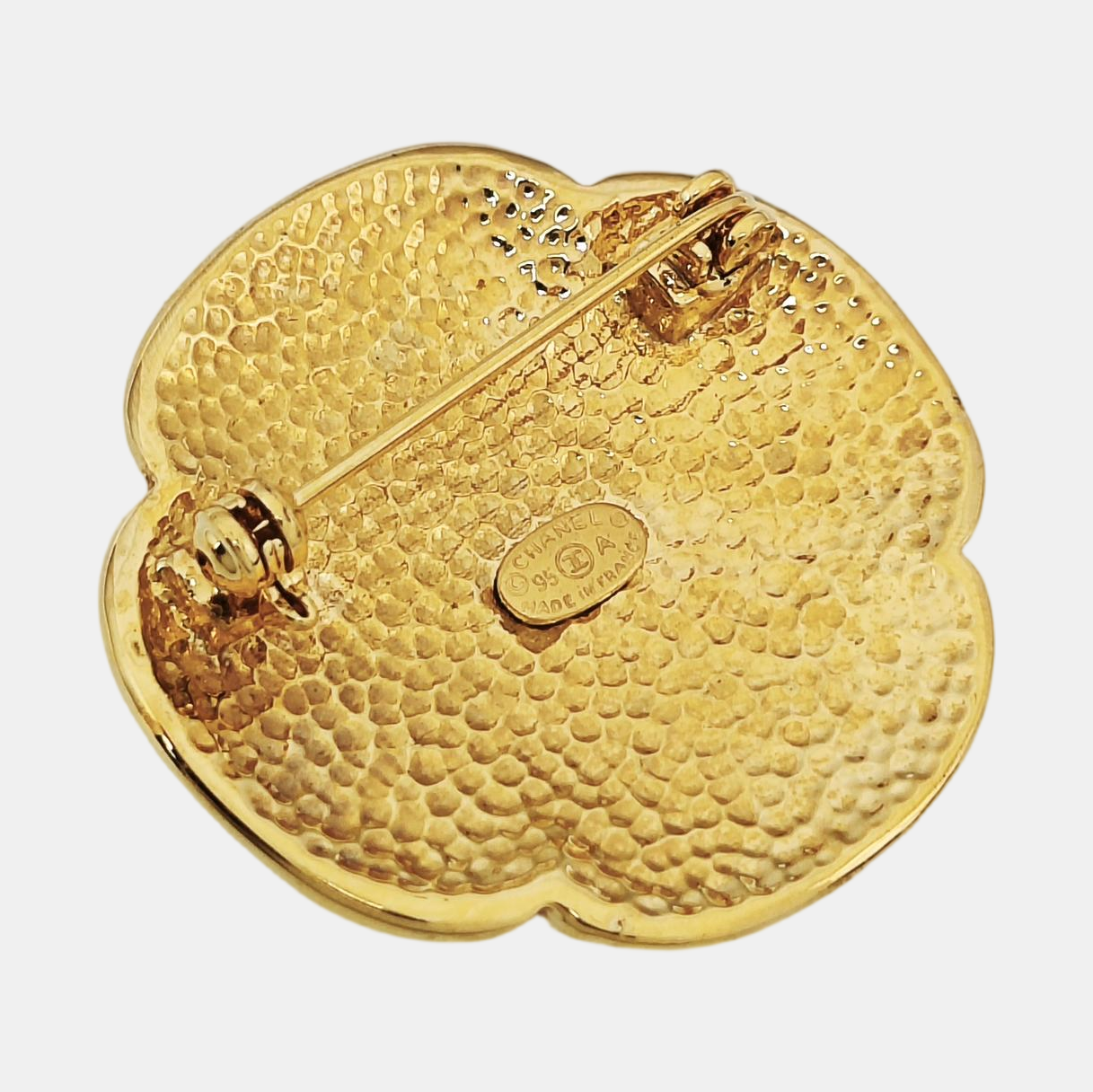 Metal Gold Brooch