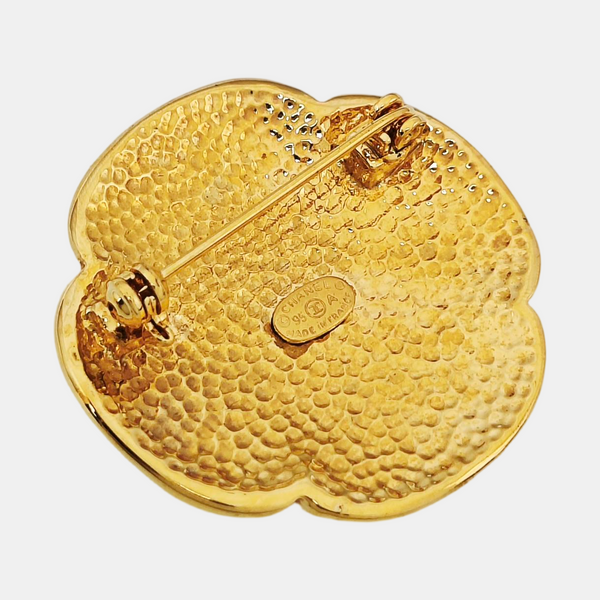 Metal Gold Brooch