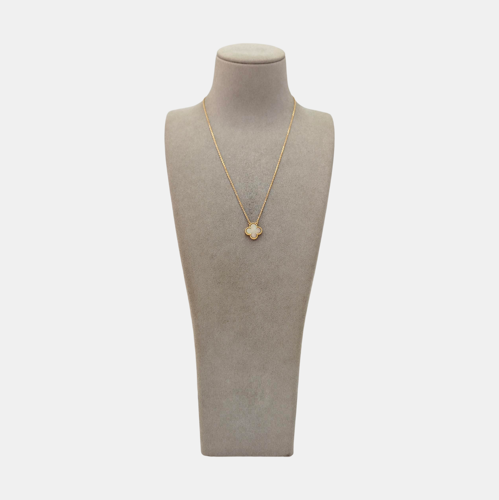 Vintage Alhambra 18k Rose Gold Necklace
