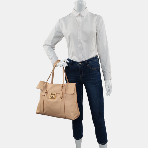 Sookie Quilted Calfskin Beige