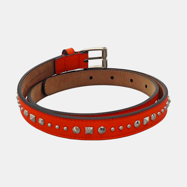 Leather Belt Orange