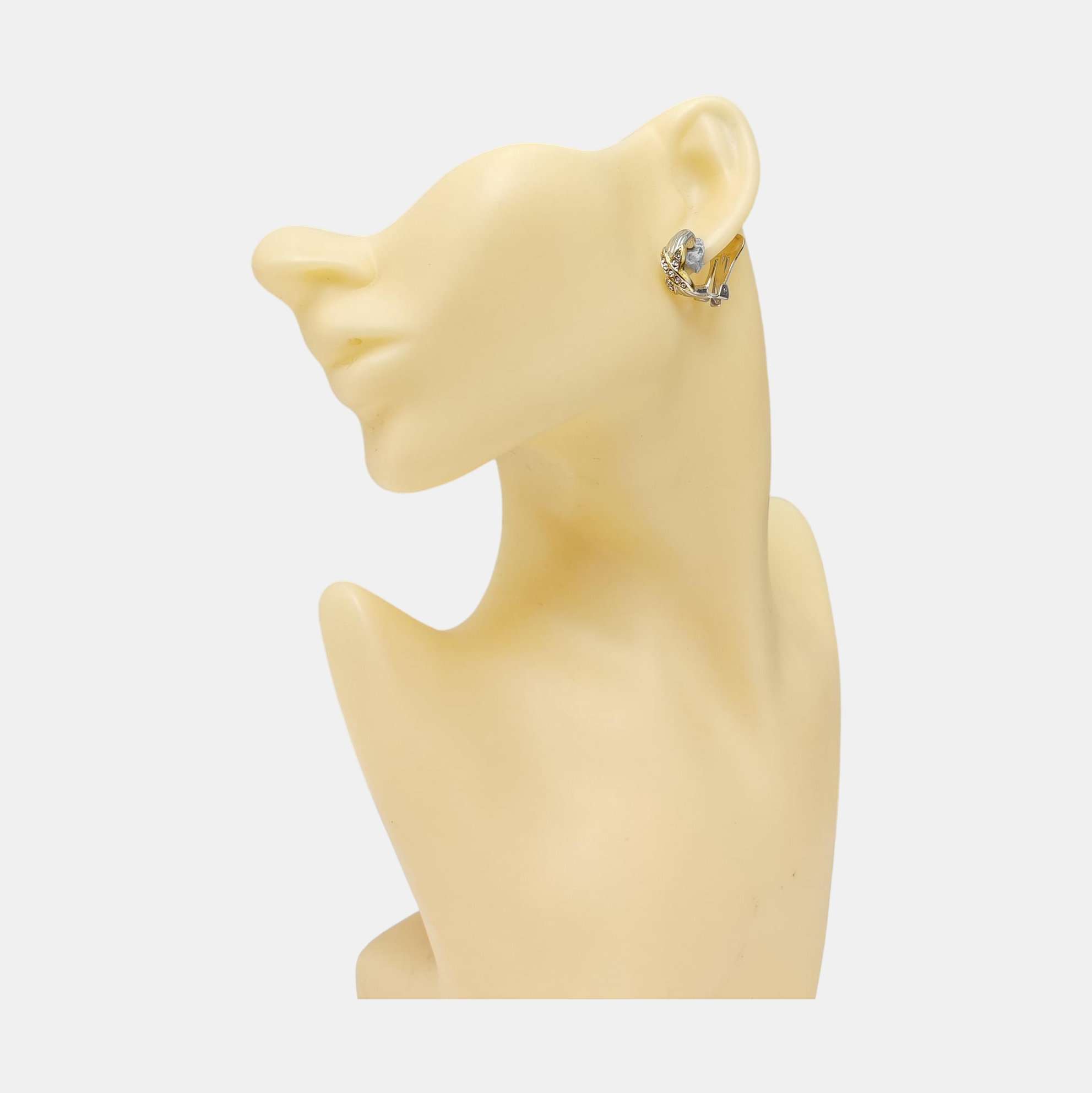 Metal Silver Clip On Earrings
