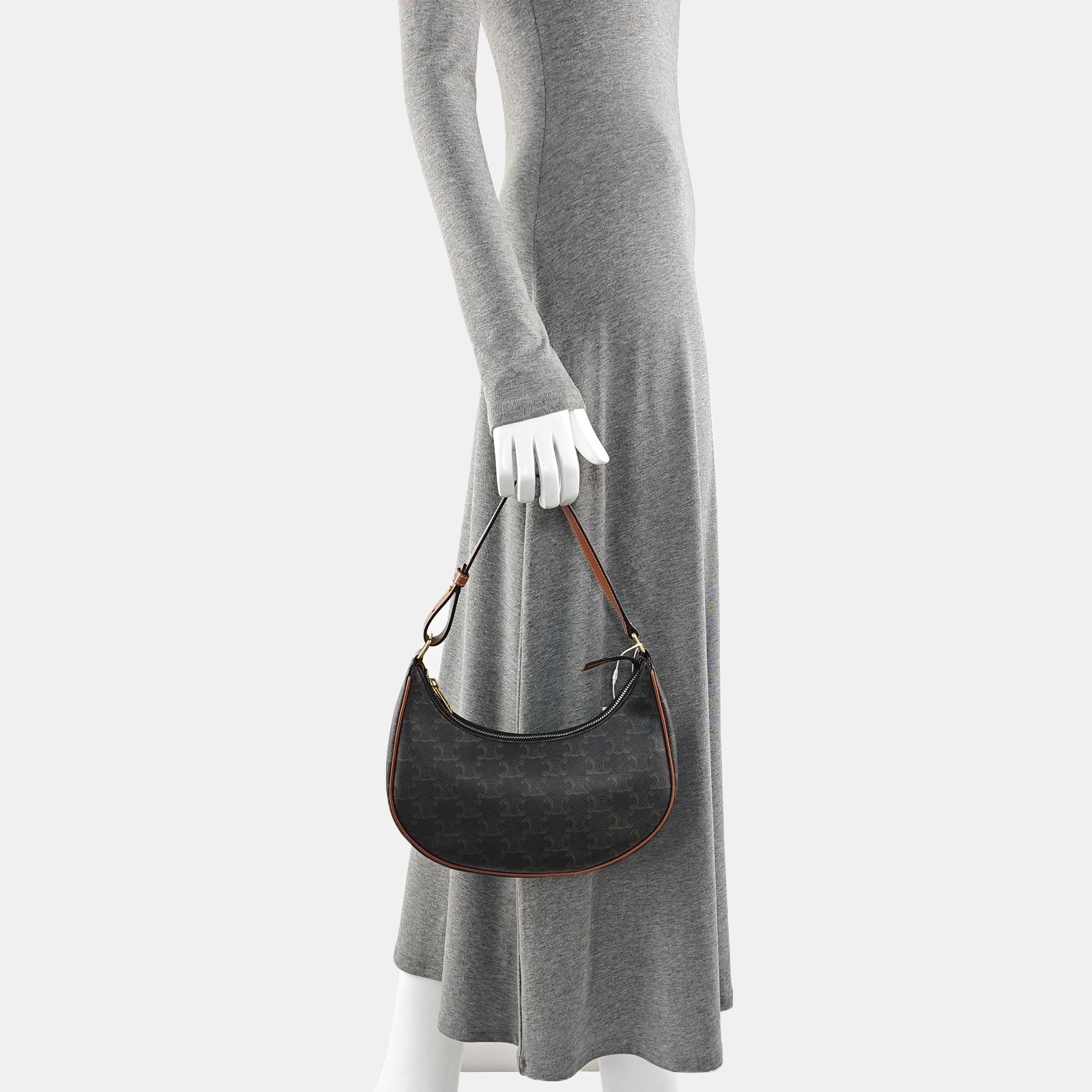 AVA Small Coated Canvas Brown