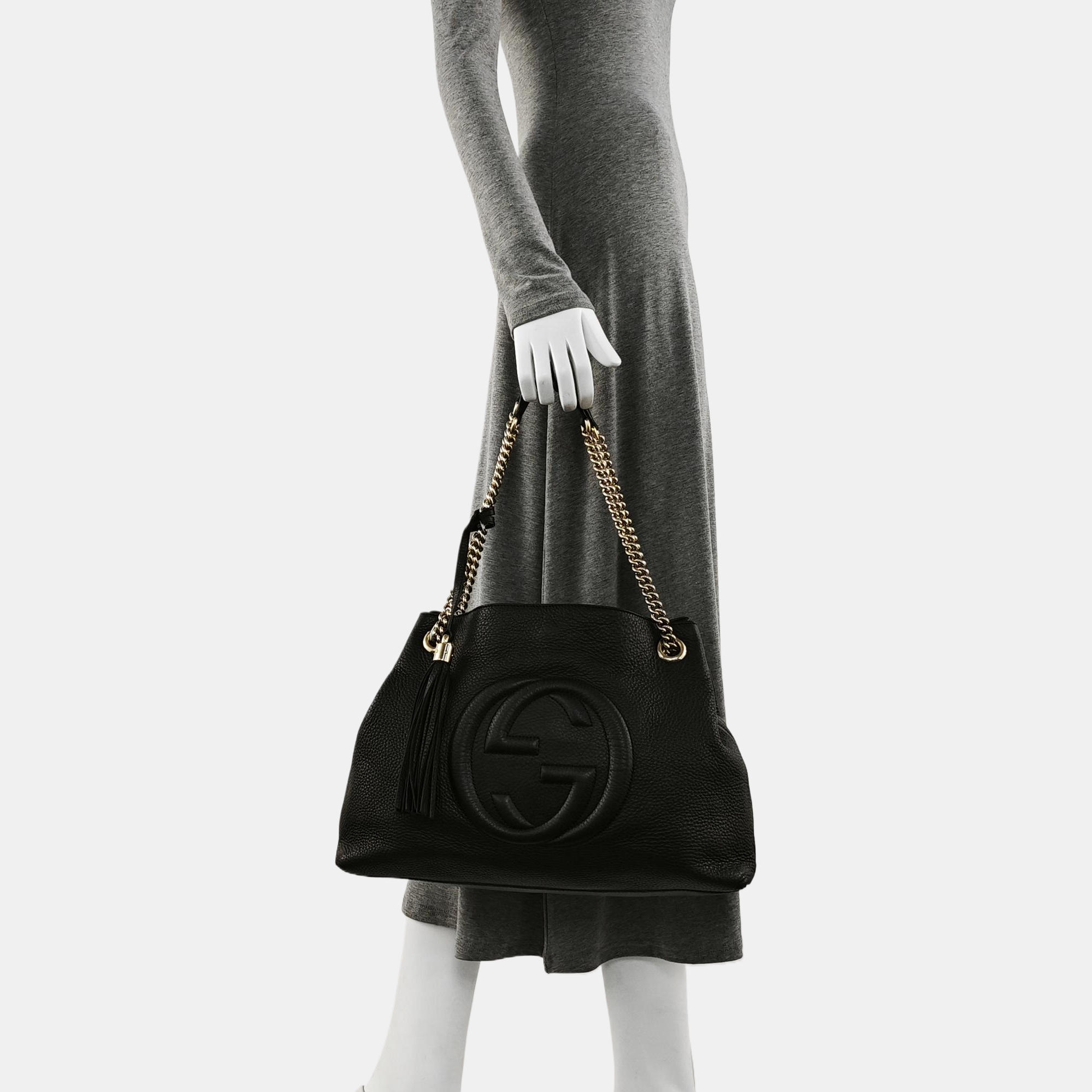 Authenticated pre-owned  Soho Calfskin Black - Shoulder Bag at Looply