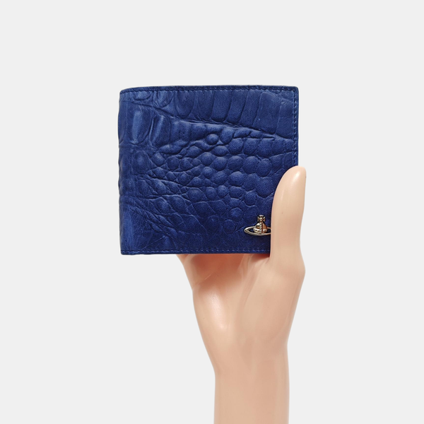 Leather Wallet Blue