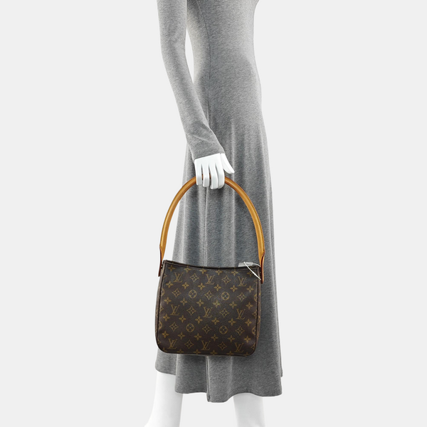 LOOPING MM Monogram Coated Canvas Brown