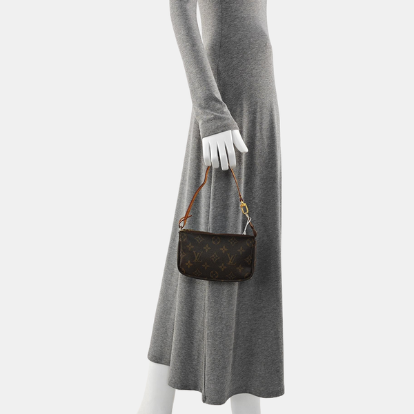 ACCESSOIRES MM Monogram Coated Canvas Brown