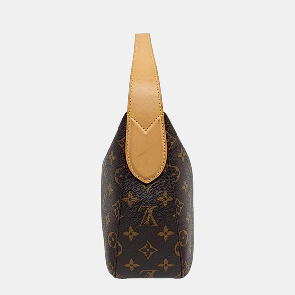 SLOUCHY PM Monogram Coated Canvas Brown