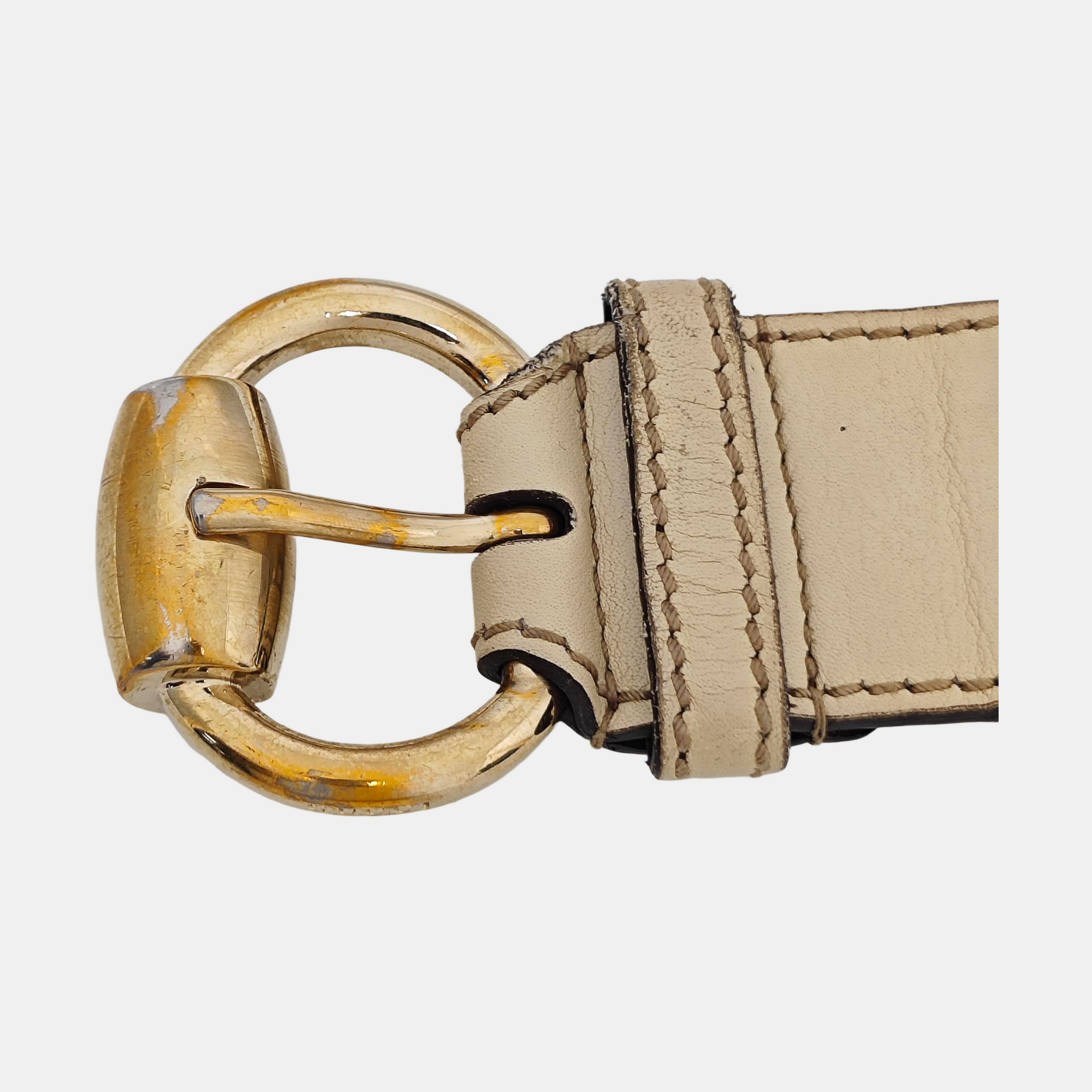 Fabric Belt Beige