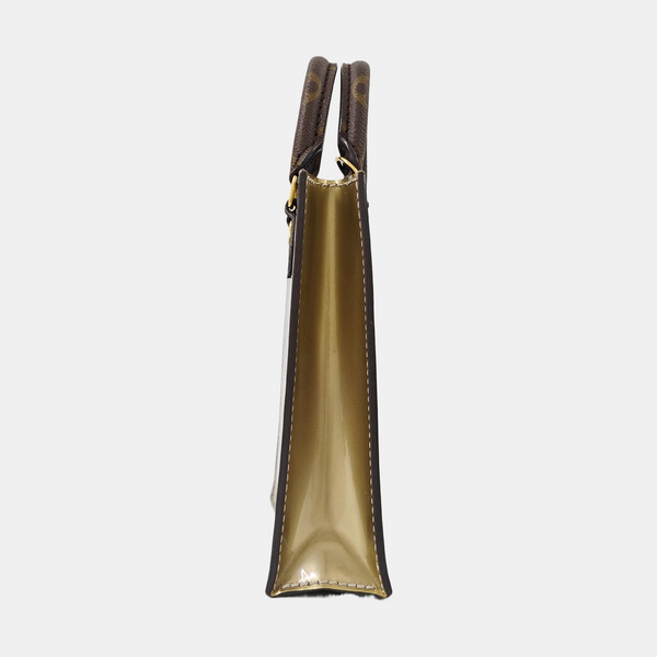 SAC PLAT BB Monogram Patent Leather Gold