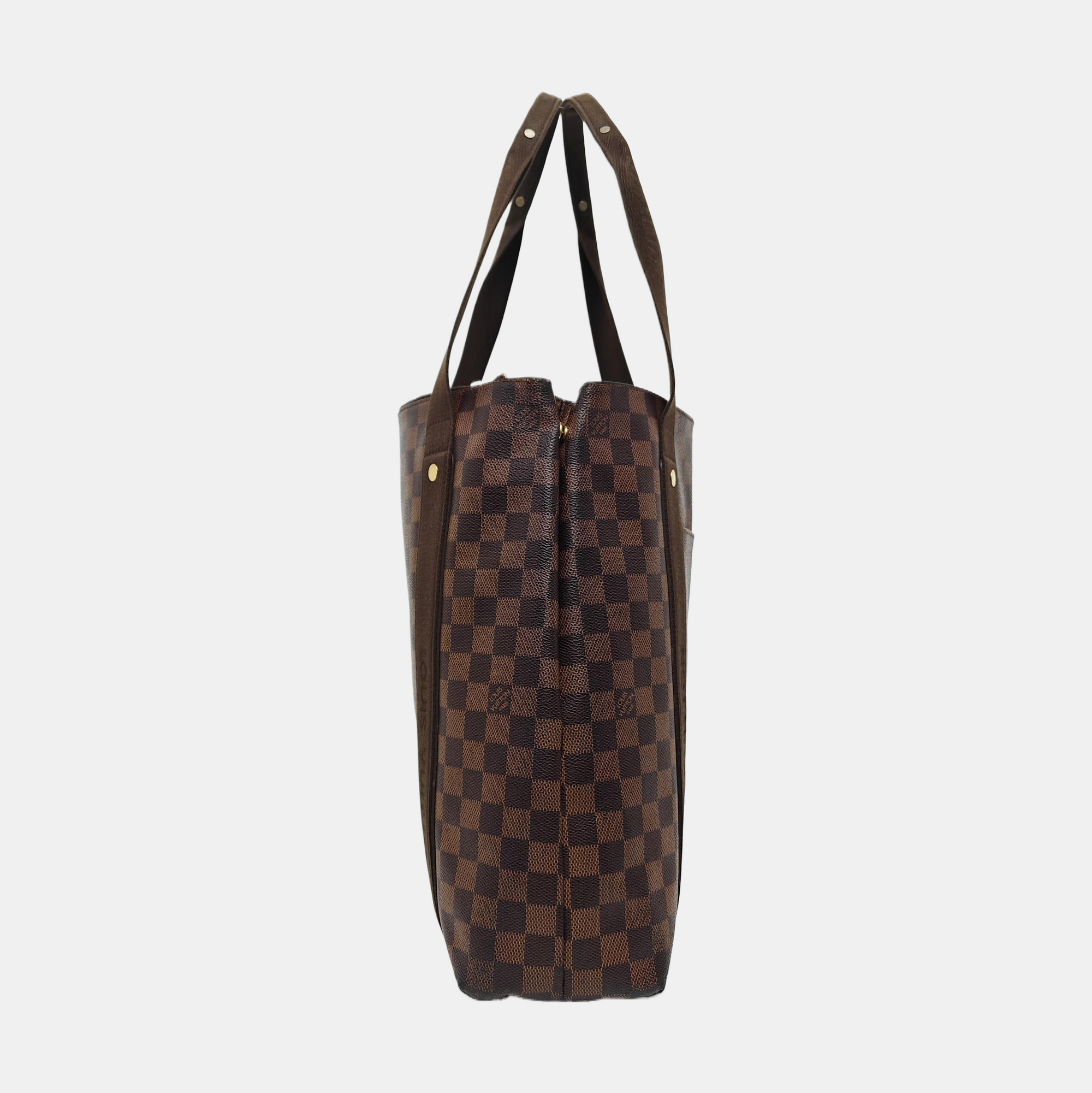 VINTAGE BEAUBOURG Damier Ebene Coated Canvas Brown