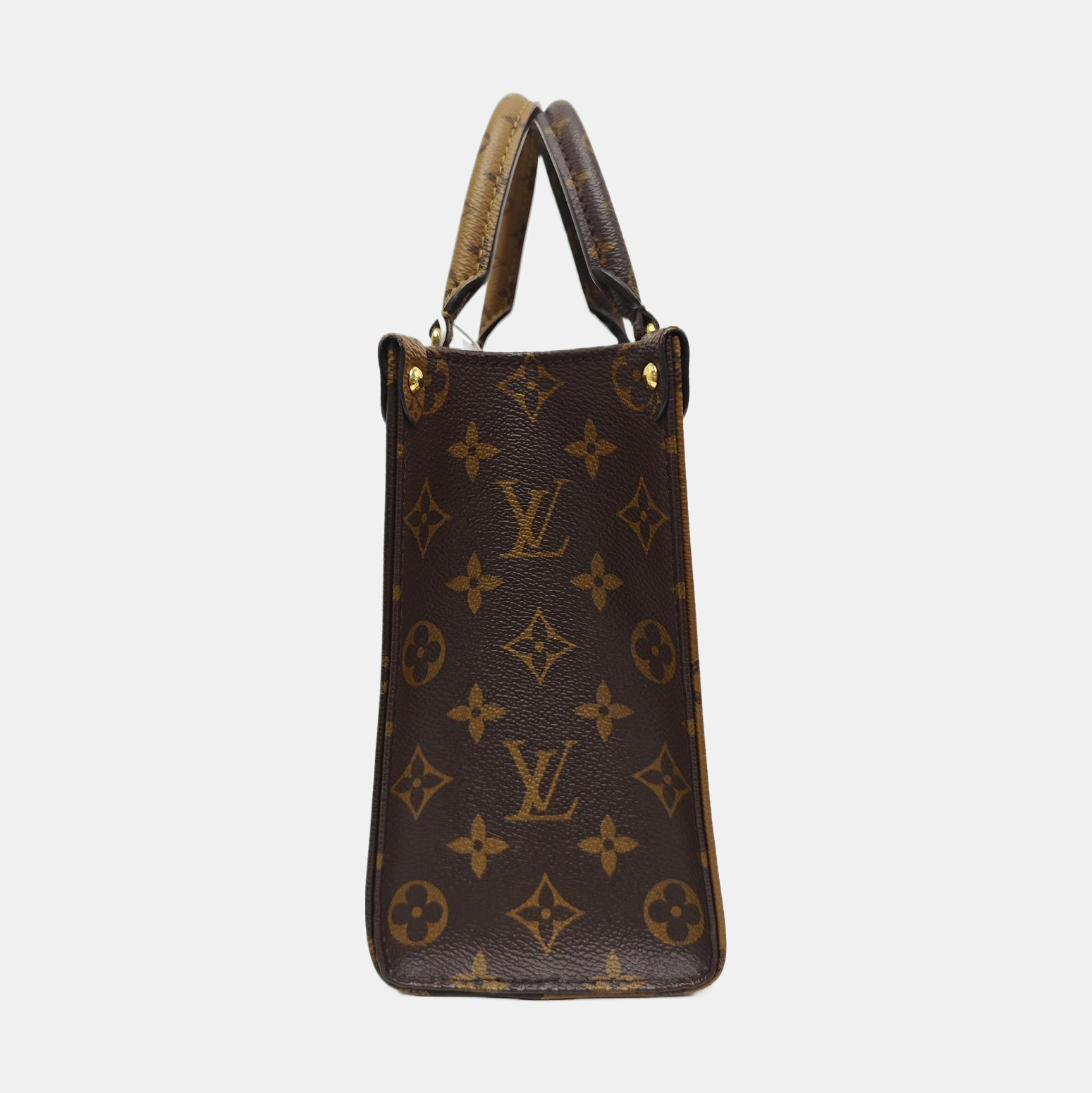 ONTHEGO PM Monogram Coated Canvas Brown