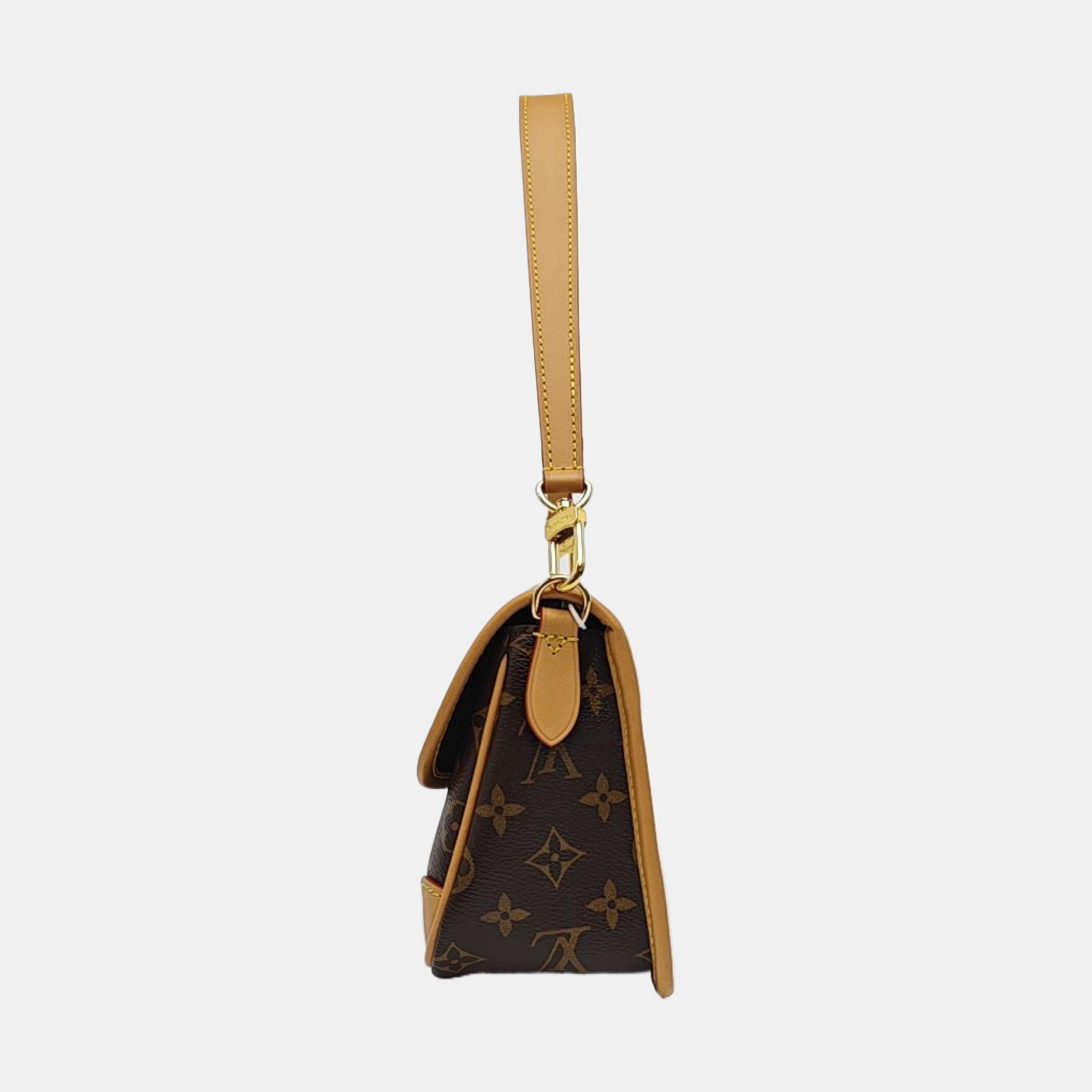 DIANE Monogram Coated Canvas Brown