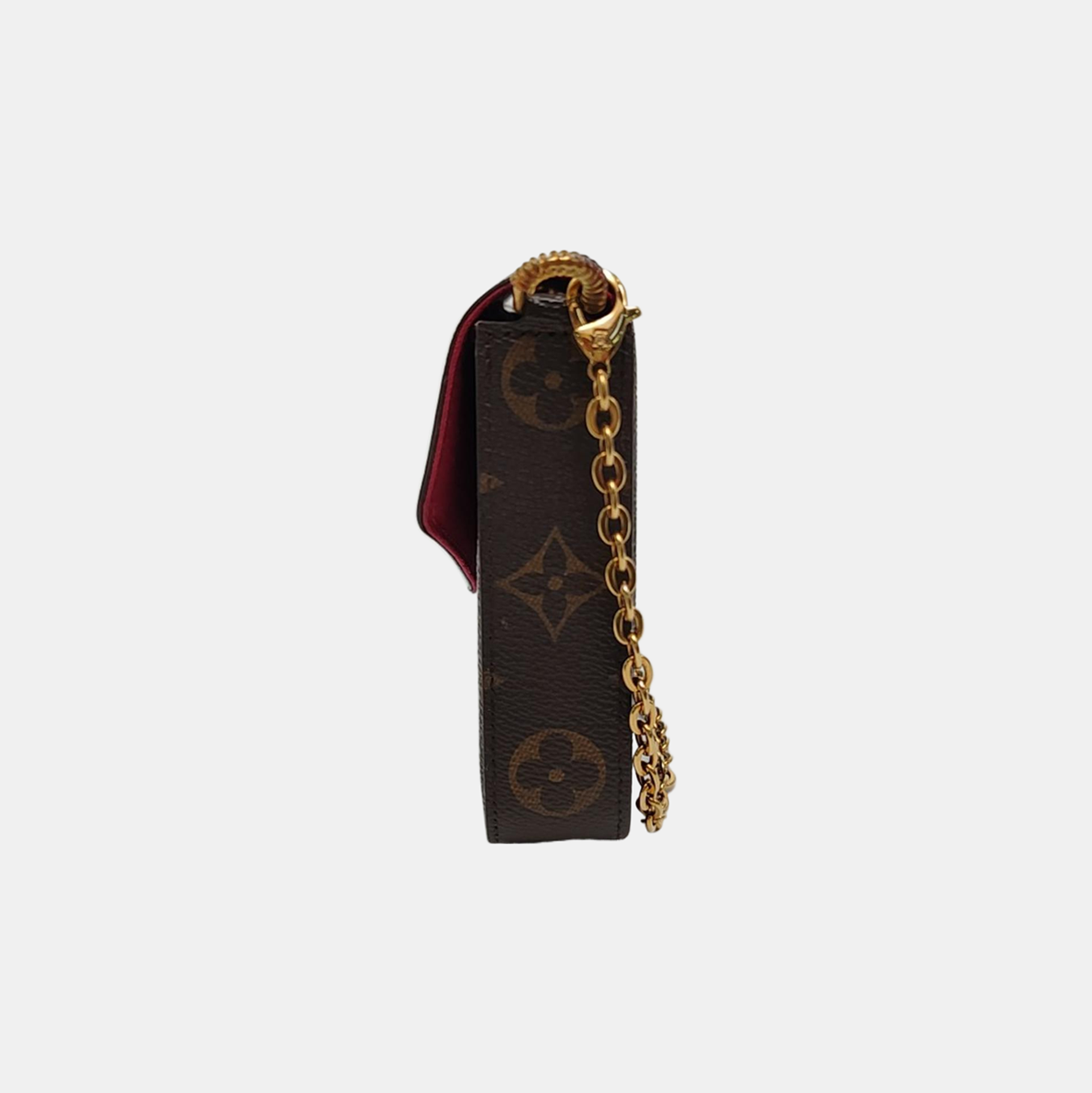 Authenticated pre-owned  FÉLICIE Monogram Coated Canvas Brown - Shoulder Bag at Looply