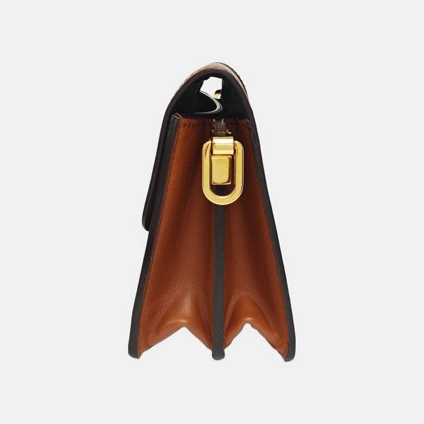 DAUPHINE Mini Monogram Coated Canvas Brown