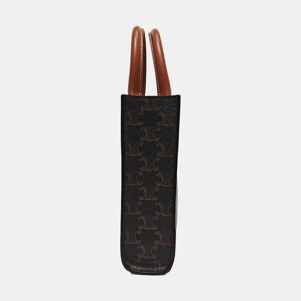 CABAS CELINE Mini Coated Canvas Brown