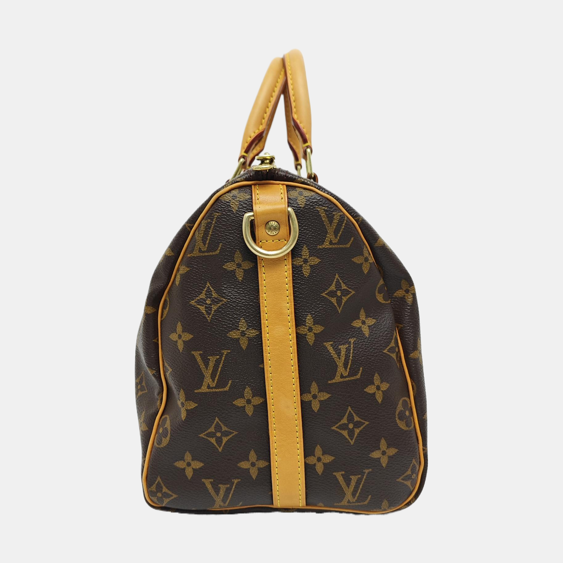 SPEEDY 30 Monogram Coated Canvas Brown