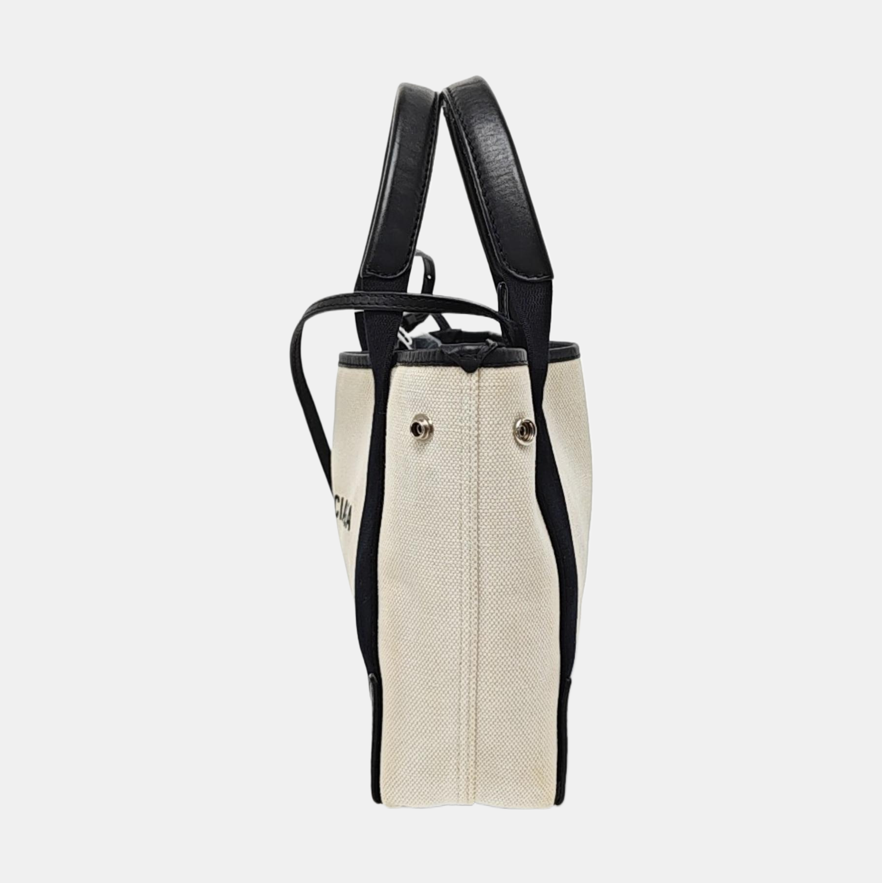 Navy Mini Canvas White