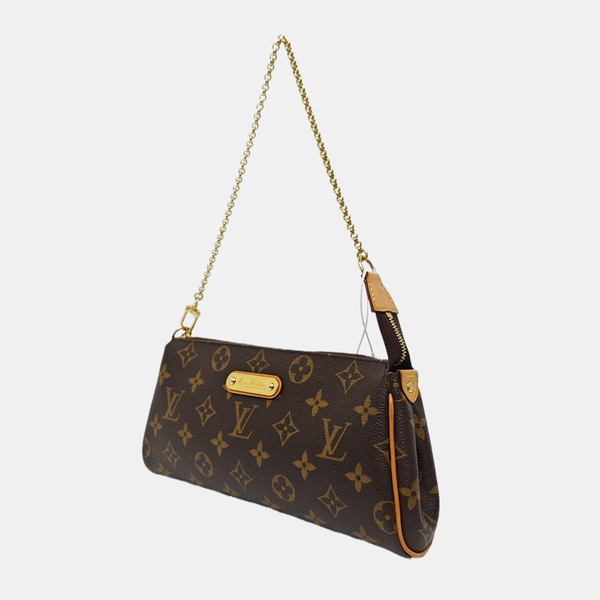 EVA Monogram Coated Canvas Brown