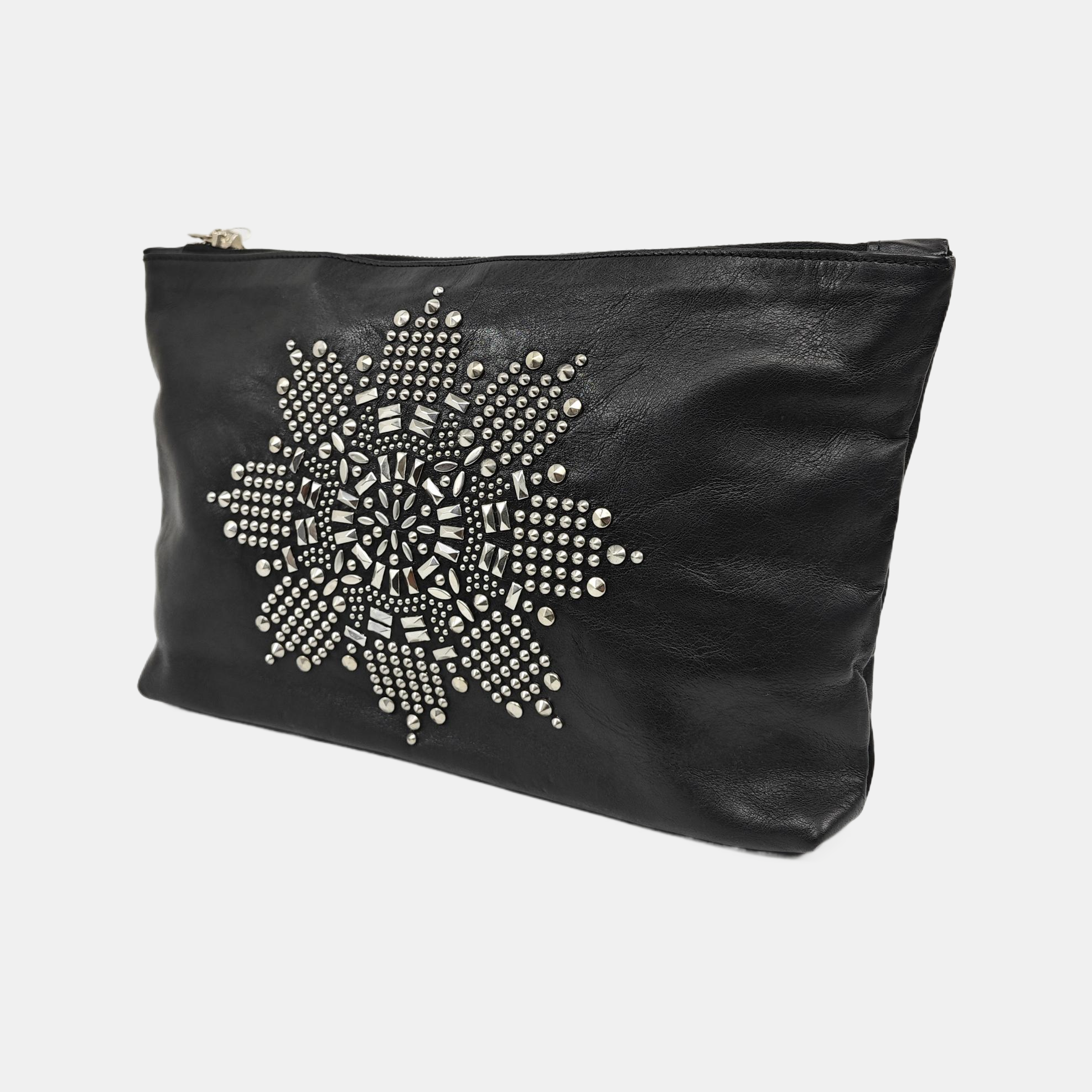 Calfskin Clutch Black