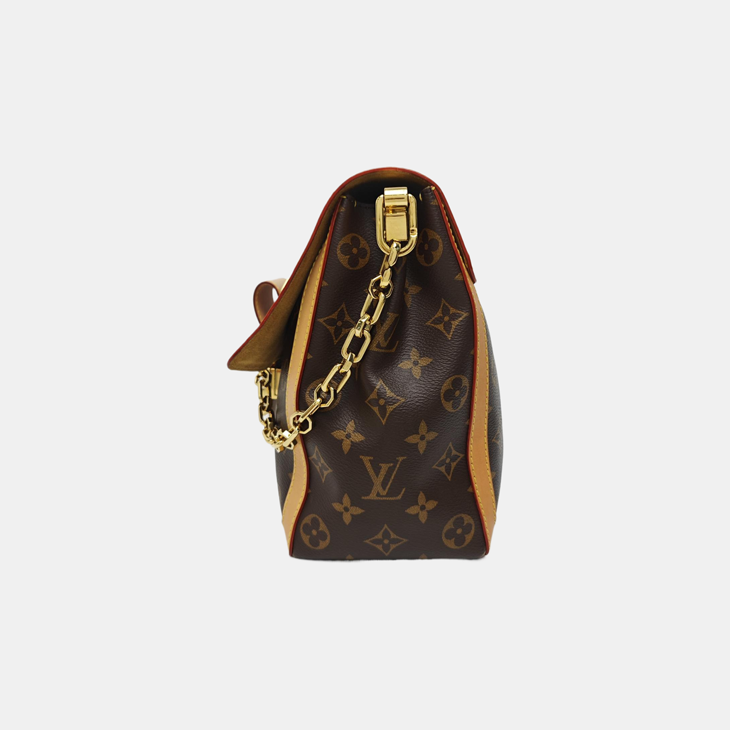 DAUPHINE GM Monogram Coated Canvas Brown