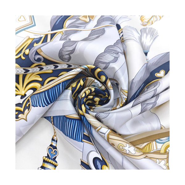 Mulberry Silk Silk Scarf Multicolor