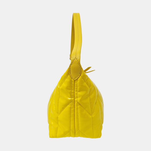 Spirit Ciré Mini Quilted Patent Leather Yellow