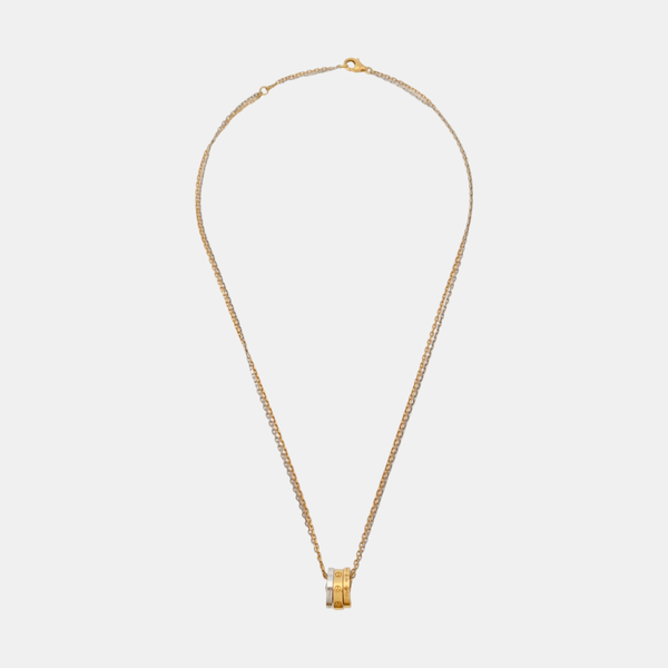 LOVE 18k White Gold Rose Gold Necklace