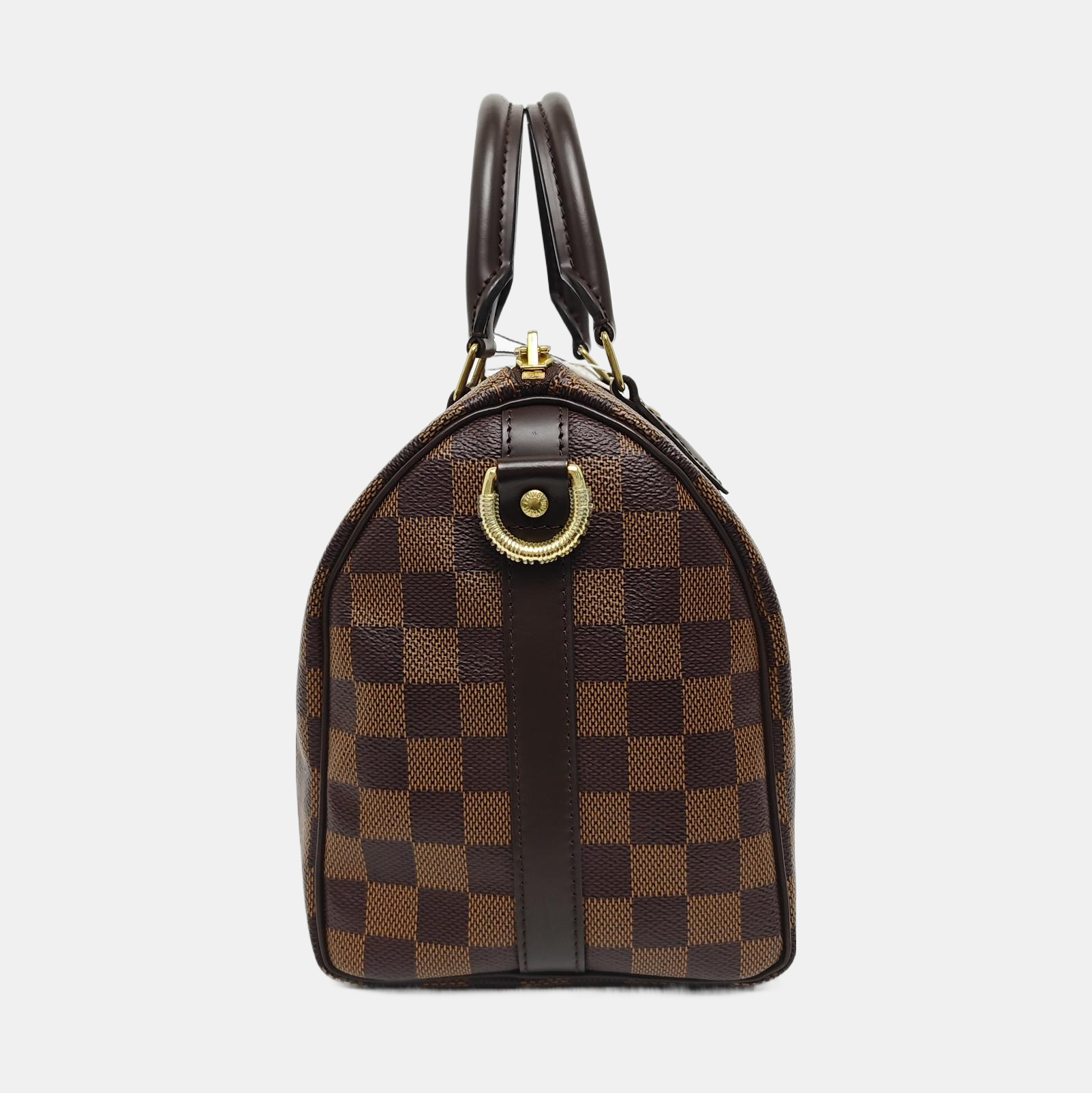 SPEEDY 25 Damier Ebene Coated Canvas Brown