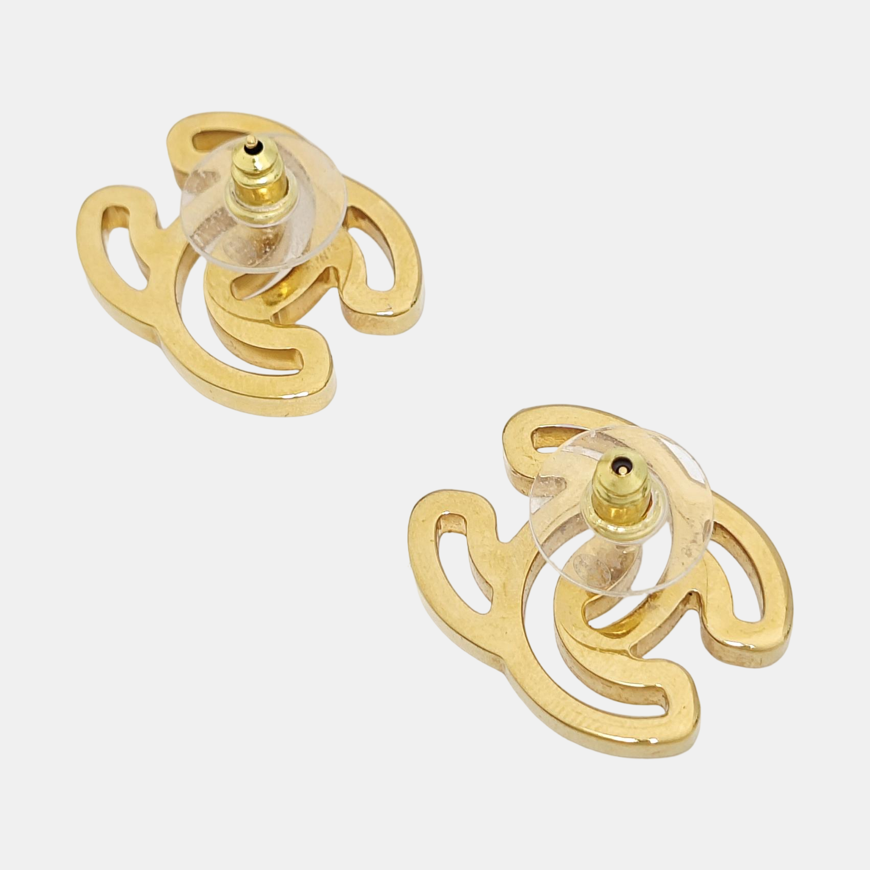 Metal Gold Stud Earrings