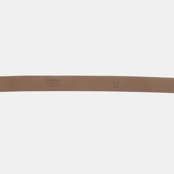 Red Leather Belt