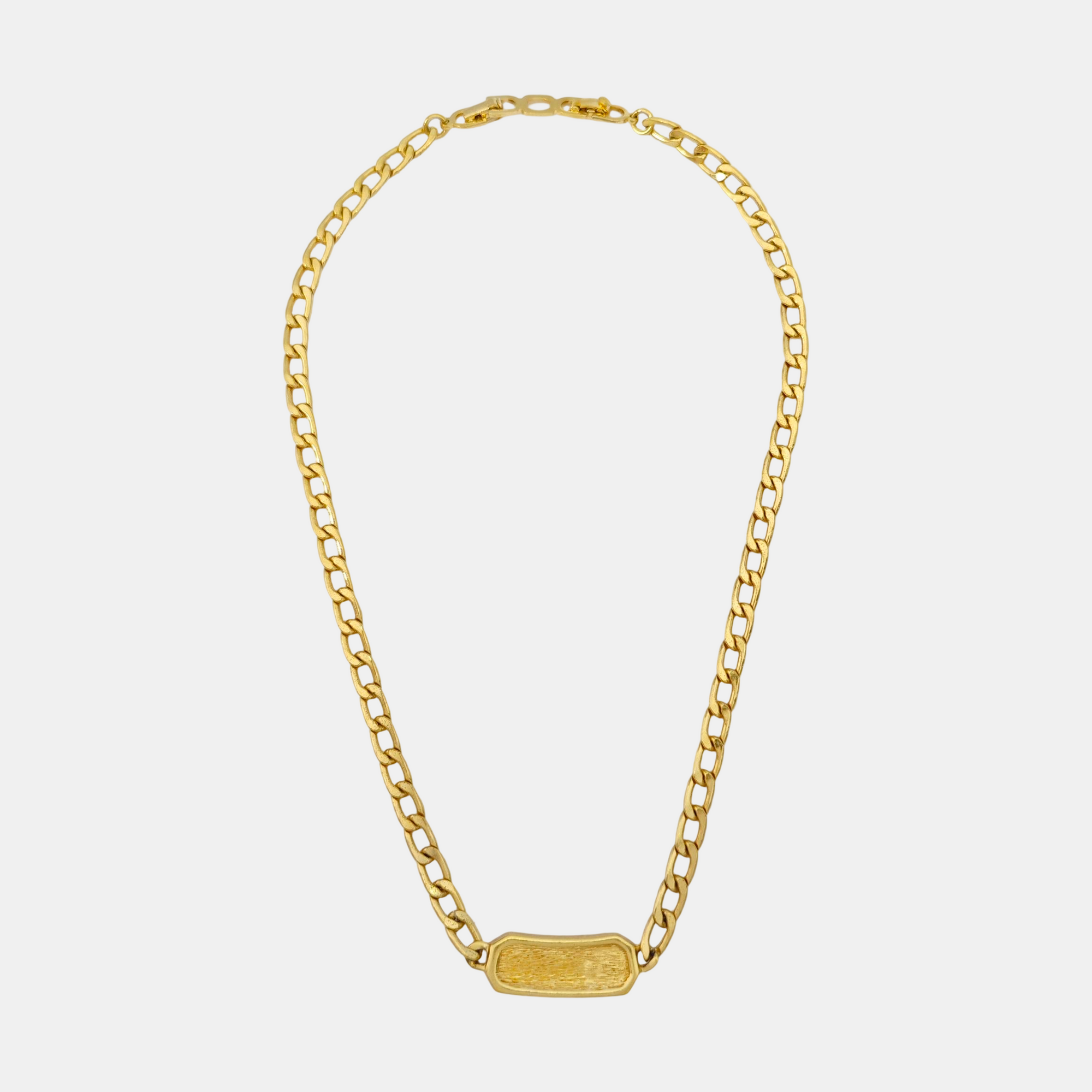 Petit CD Metal Gold Necklace