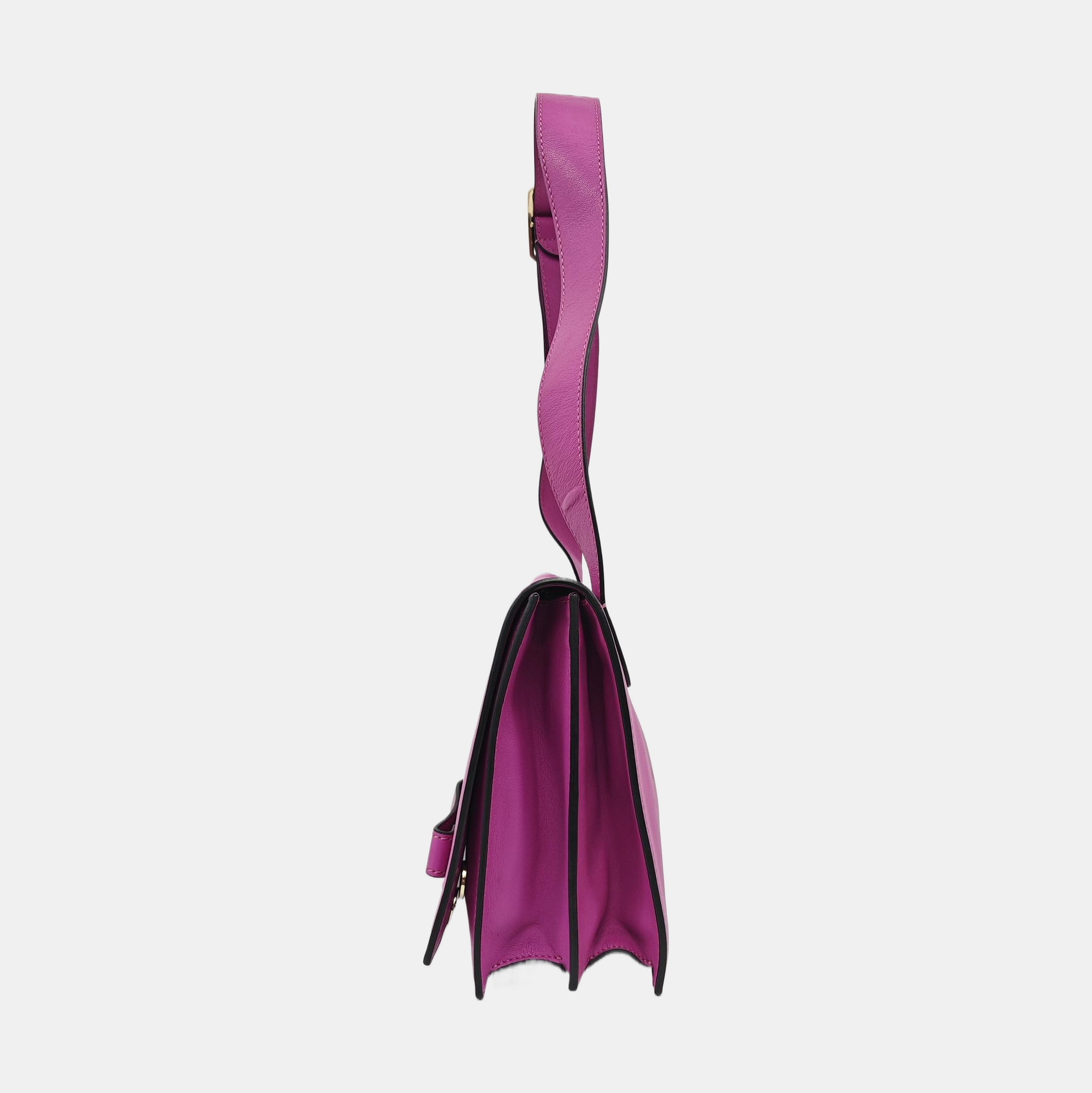 Calfskin Shoulder Bag Pink