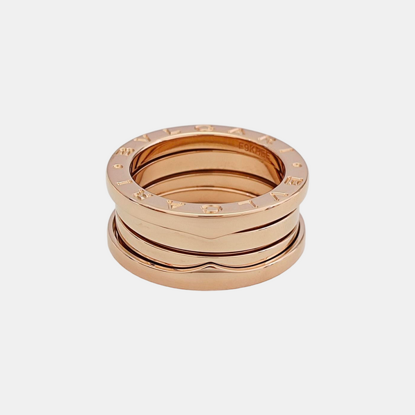 B.ZERO1 18k Rose Gold Ring EU 49
