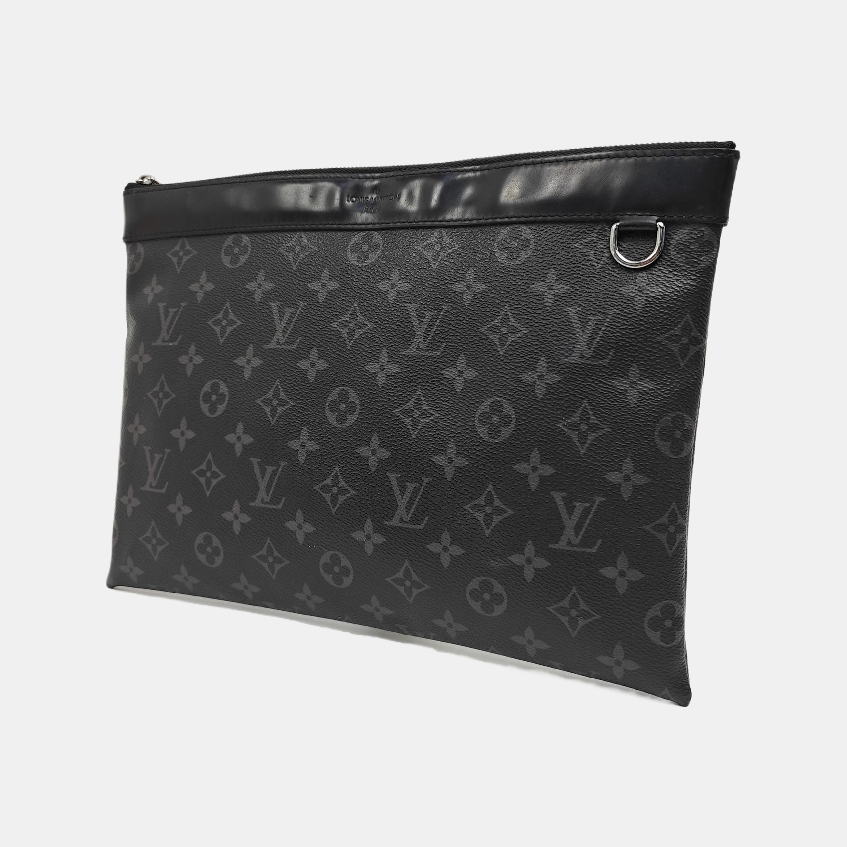 DISCOVERY Monogram Coated Canvas Black