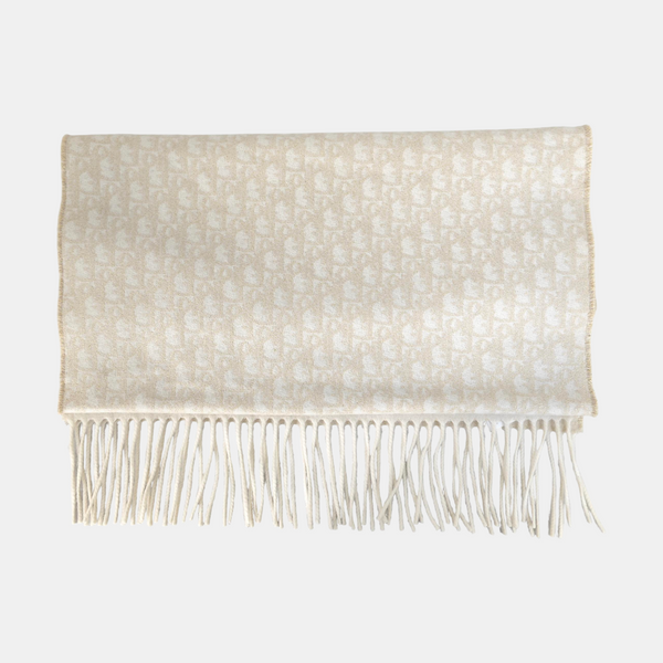 Cashmere Scarf White