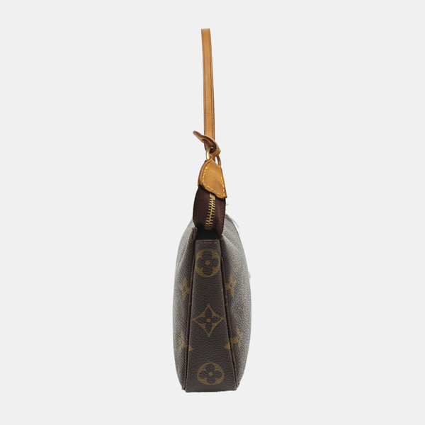 ACCESSOIRES Monogram Coated Canvas Brown