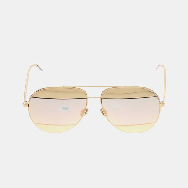 Blue Metal Sunglasses