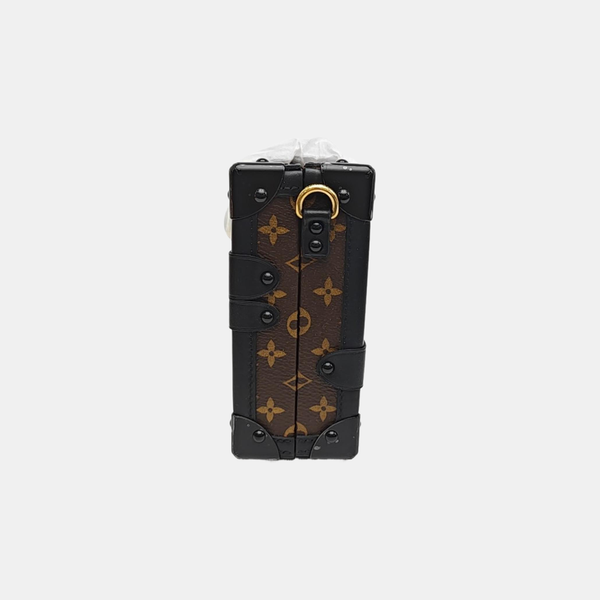 PETITE MALLE Monogram Coated Canvas Brown