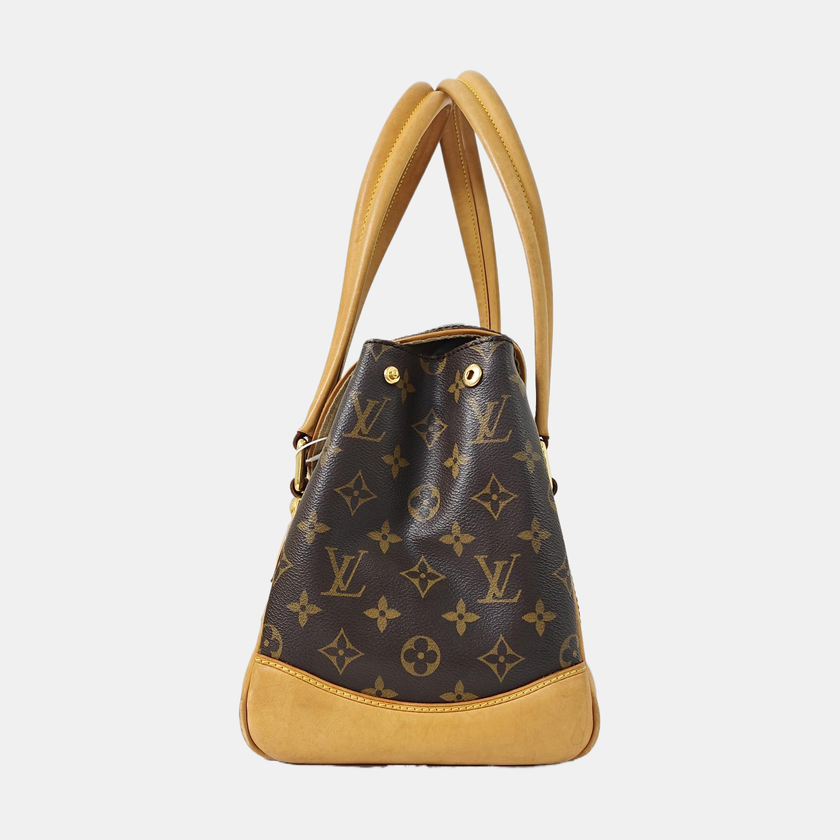 BEVERLY Monogram Coated Canvas Brown