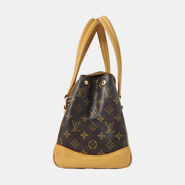 BEVERLY Monogram Coated Canvas Brown