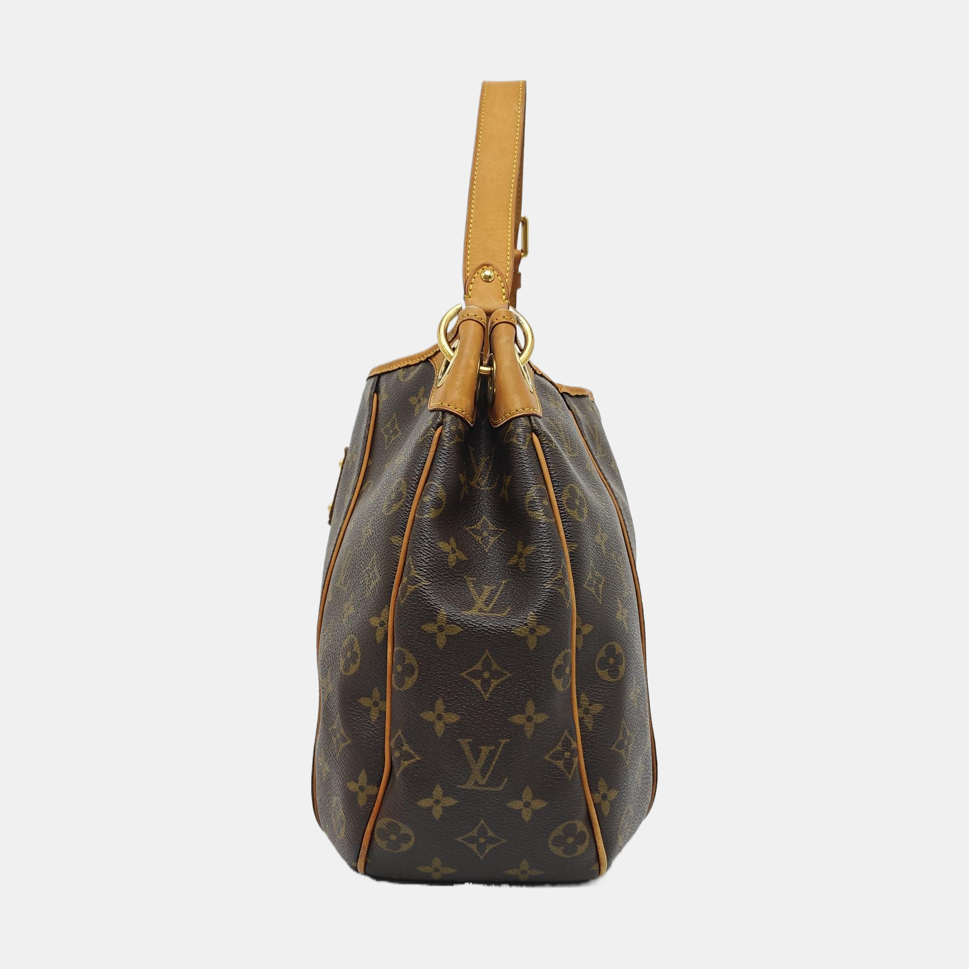 GALLIERA Monogram Coated Canvas Brown
