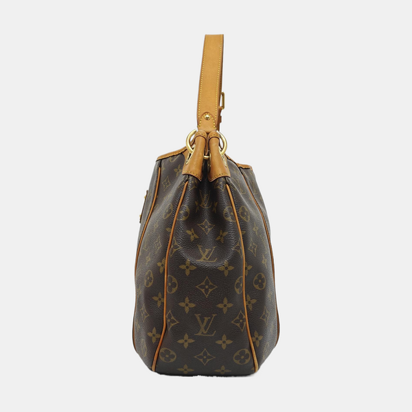 GALLIERA Monogram Coated Canvas Brown