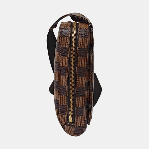 GÉRONIMOS Damier Ebene Coated Canvas Brown