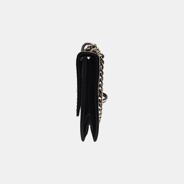 Calfskin Shoulder Bag Black