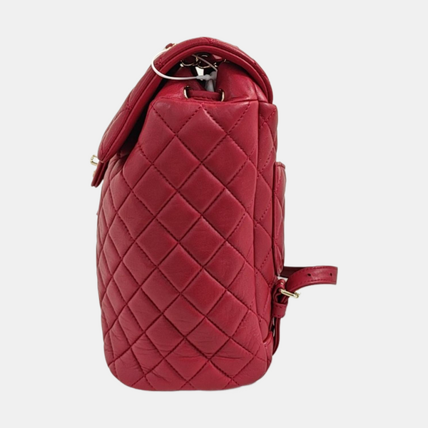 URBAN SPIRIT Small Quilted Lambskin Red